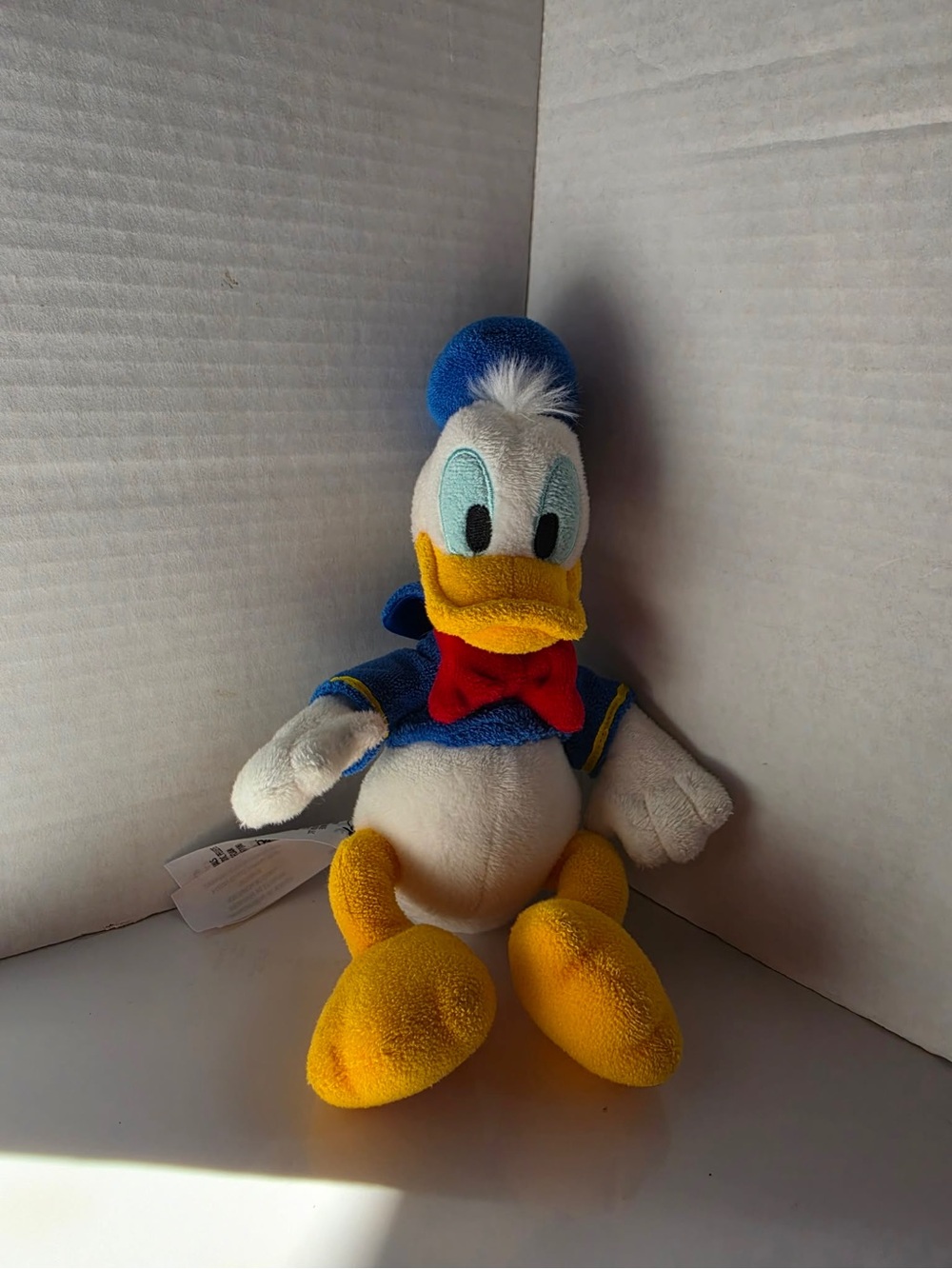 Donald Duck Bean Bag Plush With Sailor Outfit Disney 10" Tall Stuffed